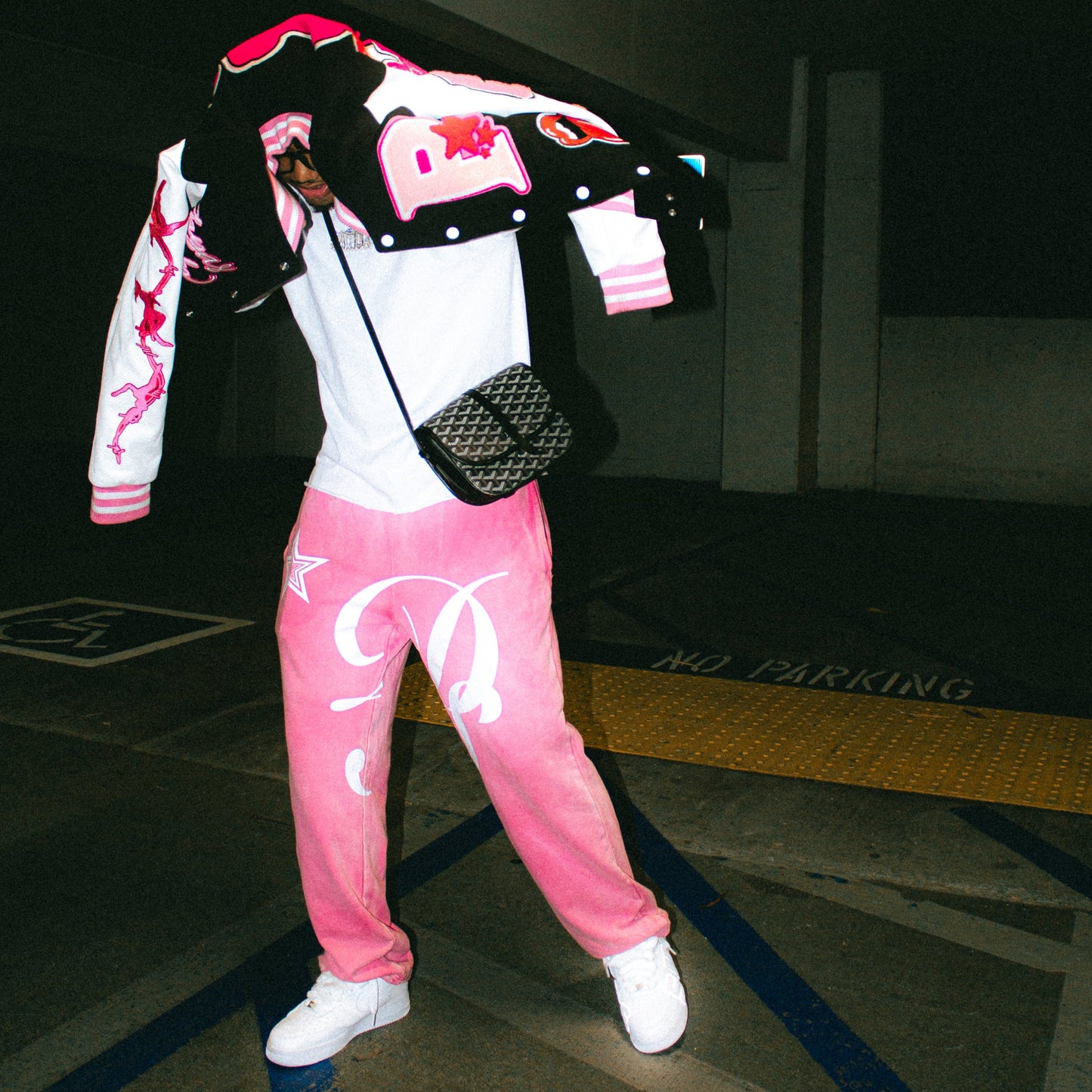 Pink Logo Sweats