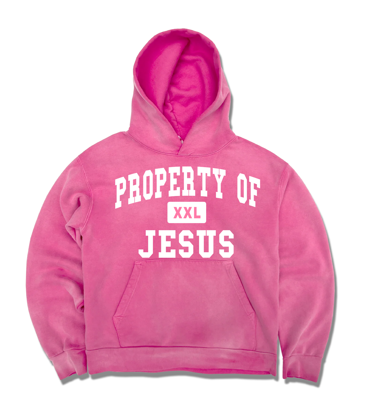 "Property of Jesus" Pink Rose Hoodie